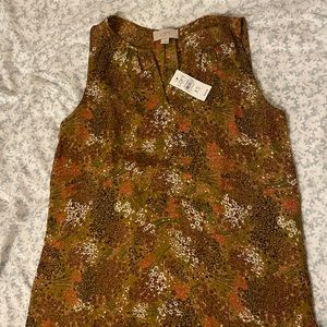 Floral Sleeve-less Top